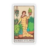 "Princess of Plants" Tarot Card Sticker