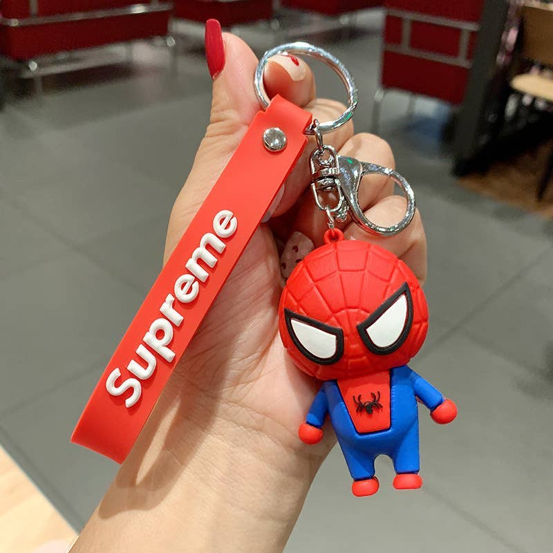 Spider-Man anime cartoon pendant keychain