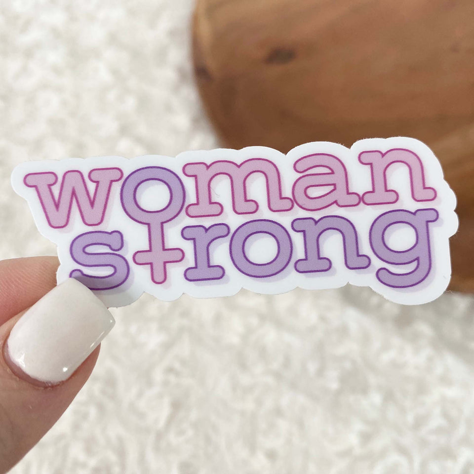 Woman Strong Sticker