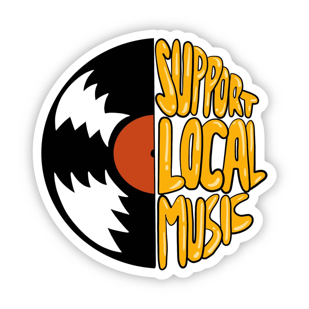 Support local music sticker