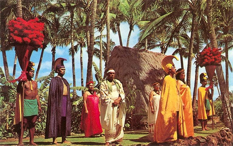 Royal Hawaiian Pageant - Vintage Image, Postcard