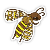 Bee Kind Yellow Bee Sticker
