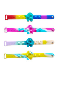 Among Us Multi Color Bracelet Bubble Push Pop Sensory Fidget Toy