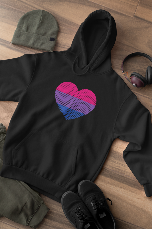 Black LGBTQ Heart hoodie