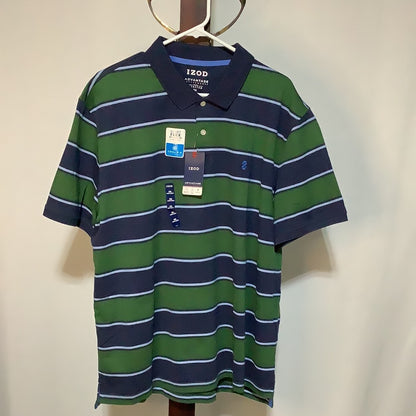 Izod advantage performance Striped Polo - NWT