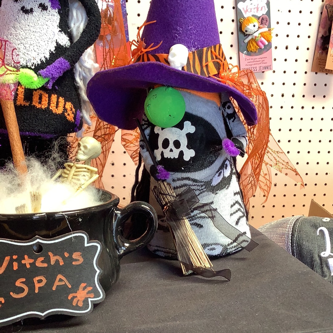 Witch’s Spa handmade Halloween decorations