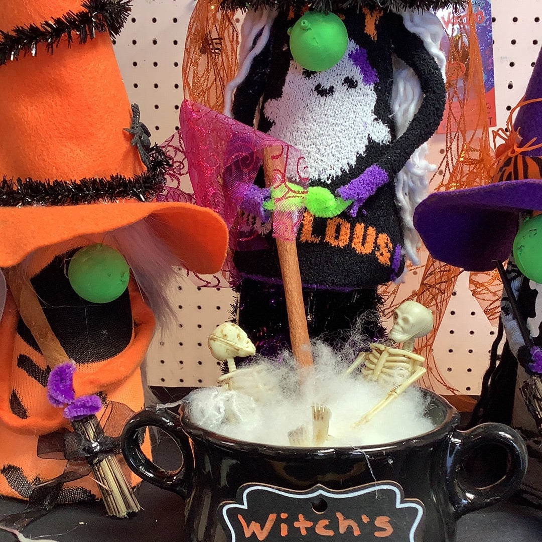 Witch’s Spa handmade Halloween decorations