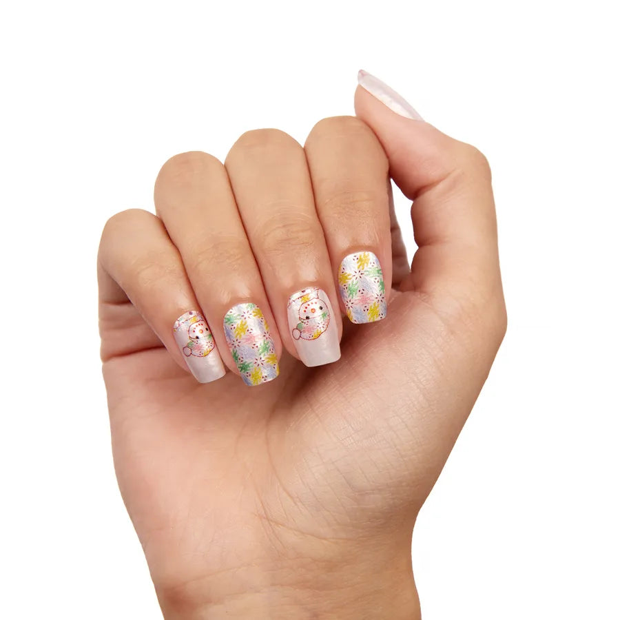 ColorStreet Nail Strips | Petite - Feeling Frosty | Real Polish | Easy Apply