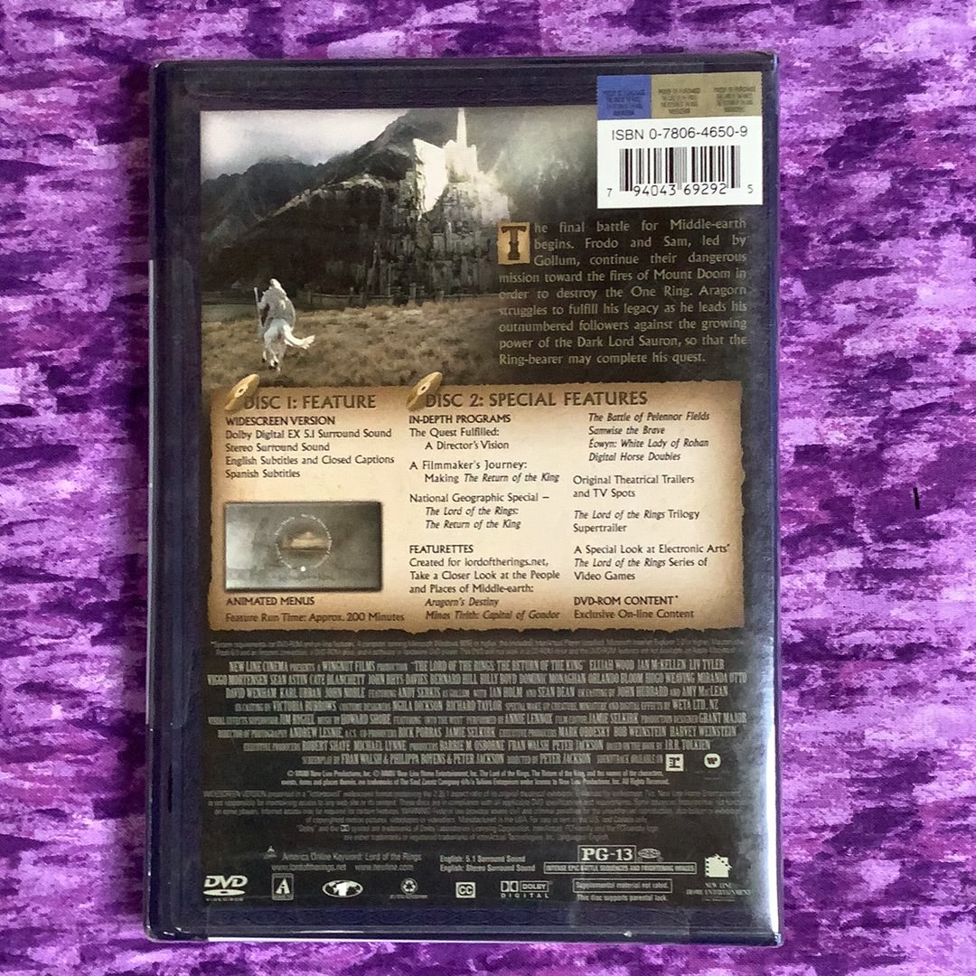 Lord of the Rings: The Return of the King USED DVD