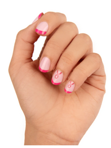 ColorStreet Nail Strips - Awareness Shade *Standing Strong* French Manicure