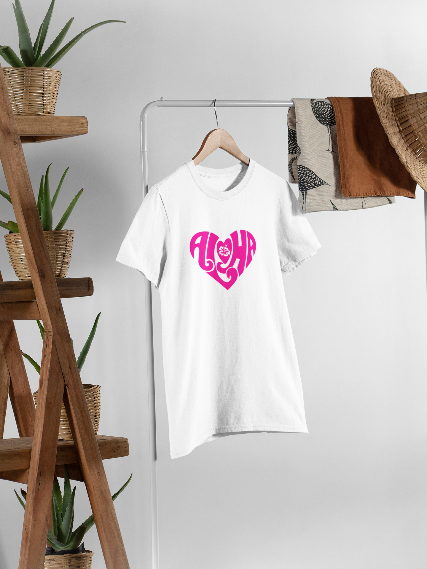 Aloha Heart Crew Neck T-Shirt