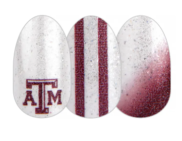 ColorStreet Nail Strips | Collegiate - Texas A&M University | Real Polish | Easy Apply