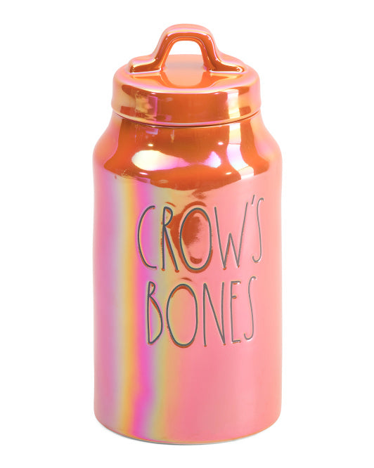 Rae Dunn ~ Crows Bones Canister