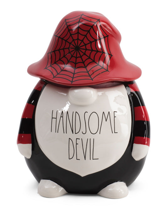 Rae Dunn ~ Handsome Devil Gnome Canister