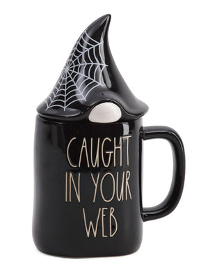 Rae Dunn ~ Caught In Your Web Figural Mug