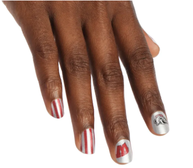 ColorStreet Nail Strips | Collegiate - University of Wisconsin | Real Polish | Easy Apply